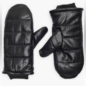 BCBG Quilted Puffer Mittens NWT